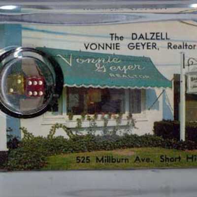 Geyer: Vonnie Geyer, Realtor glass paperweight and box