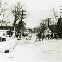 Millburn Center--looking East on Millburn Avenue from Main Street, c.1900