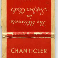 Chanticler Restaurant: Lipstick Tissues