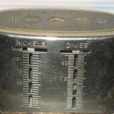 Bank: Investors Savings Bank: Portable Coin Bank