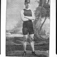 Irvington-Millburn Road Race Cyclist John Bensinger, 1900