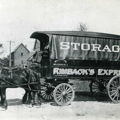 Rimback's Horse-Drawn Express Truck