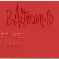 B. Altman Credit/Charge Card