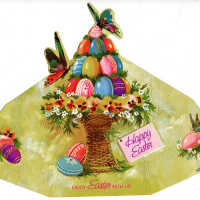 Yogg & Company: "Happy Easter" table card, 1971