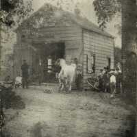 Lonergan: Prairie Rose Blacksmith Shop, c. 1886