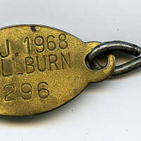 Millburn Township Dog Tag, 1968