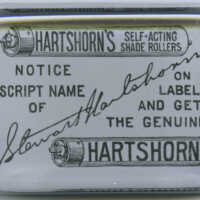 Hartshorn: Stewart Hartshorn Advertising Glass Paperweight