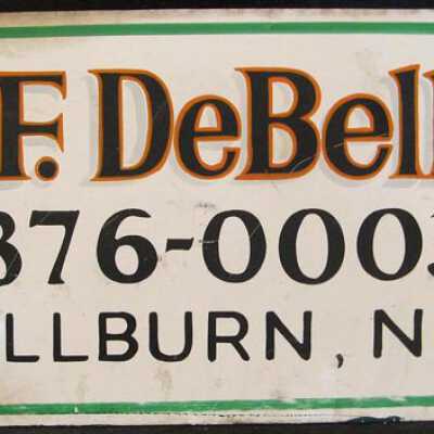 DeBellis D.F. DeBellis Business Sign, Millburn