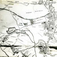 Map of Millburn Center West to Morris Turnpike, c. 1870