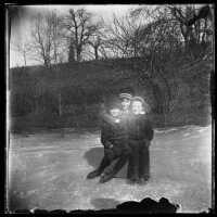 Blood: 3 Young Boys on Ice Skates