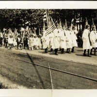 World War I Victory Parade with Girls Marching, 1919