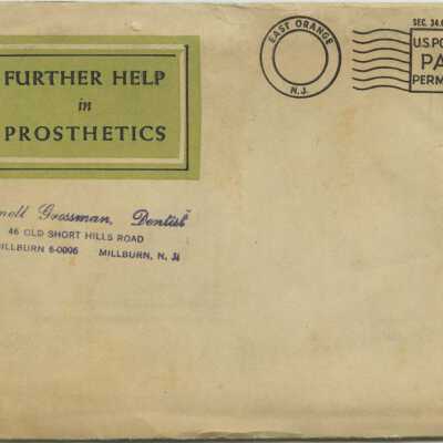 Grossman: Dentist Cornell Grossman' "Further Help in Prosthetics" Material