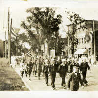 World War I Naval Victory Parade on Main Street, 1919