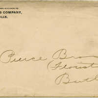 American Bulb Company envelope, 1897