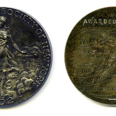 W.A. Mandel Horticultural Society of America Award for Ferns & Foliage, 1915