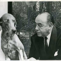 Mascuch: Joseph J. Mascuch and His Dog, 1969