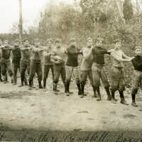 Short Hills High School Football Team Standing, 1908