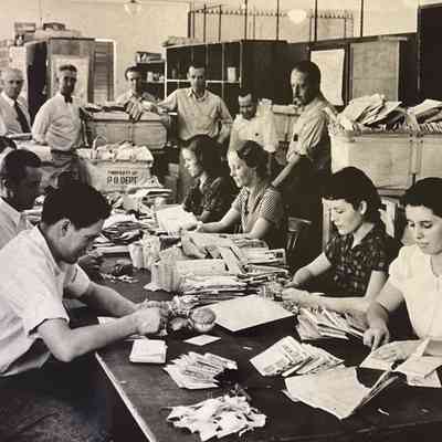 Boulder City - U.S. Bureau of Reclamation: Boulder City post Office, September 1935