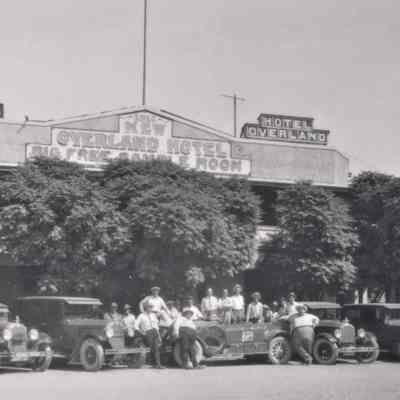 Las Vegas- the new Overland Hotel, 1920s