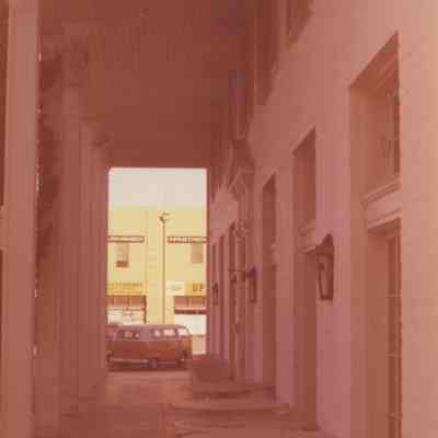 Boulder Dam Hotel, front porch 1976