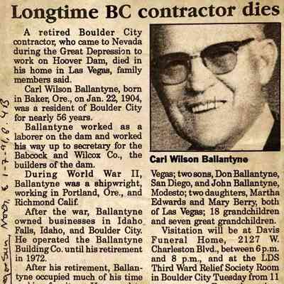 Ballantyne, Carl and Laura and family