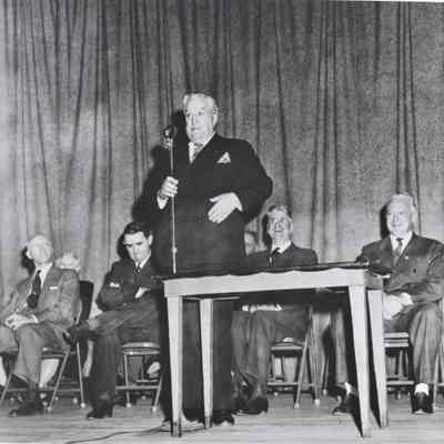 War Memorial Building in Las Vegas, Tuesday, October 31, 1944 [Nevada's 80th birthday]