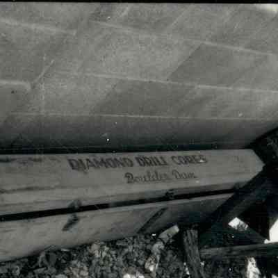 Hoover Dam diamond drilled core samples from Black Canyon, 1930