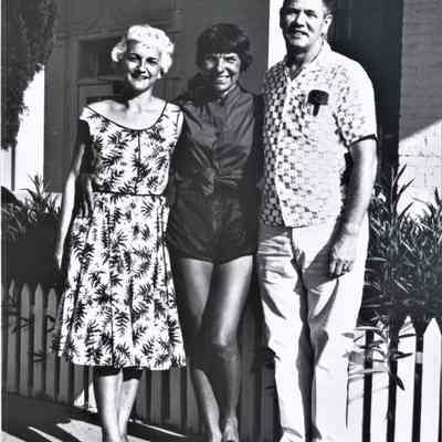 Boulder Dam Hotel, l-r: Jackie Brown, Georgie White Clark and Hal Brown 1961