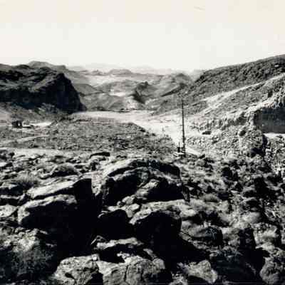 Hoover Dam roads June 1935