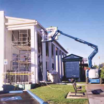 Boulder Dam Hotel- column reconstruction November 11, 1999
