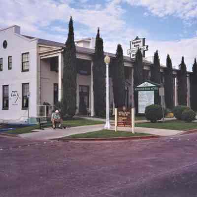 Boulder Dam Hotel's new sign July 30, 1999