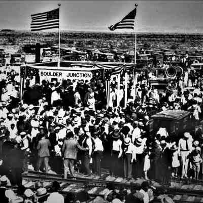 Union Pacific Railroad-Silver Spike Ceremony