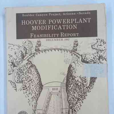Hoover Powerplant Modification Feasibility Report; December 1982
