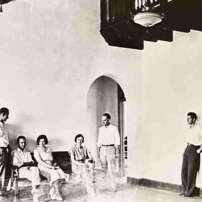 Boulder City - U. S. Bureau of Reclamation: administration building under construction: February 28,1932