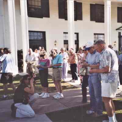 Hotel Plaza clock dedication May 19, 2006