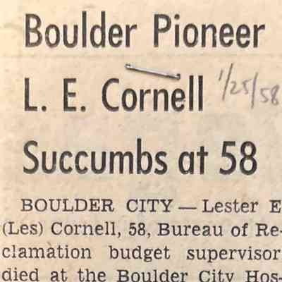 Cornell, Lester E.