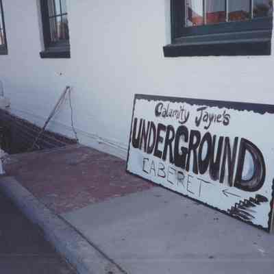 Boulder Dam Hotel Calamity Jayne's Underground Cabaret opening July 2000