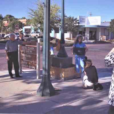 Hotel Plaza clock dedication May 19, 2006