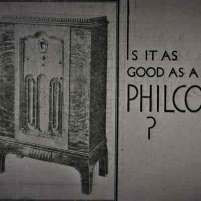 Advertisement for Philco radios