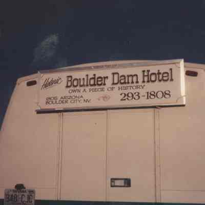 Boulder Dam Hotel Shuttle Advertisement