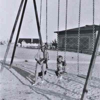 Burt family - Lucille Burt and daughter Donna