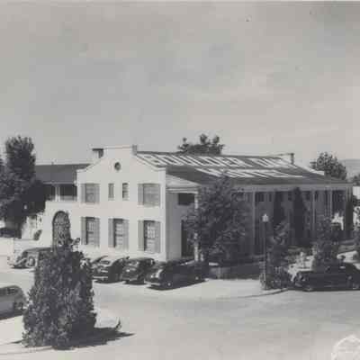 Boulder Dam Hotel Exterior 1945 Postcard