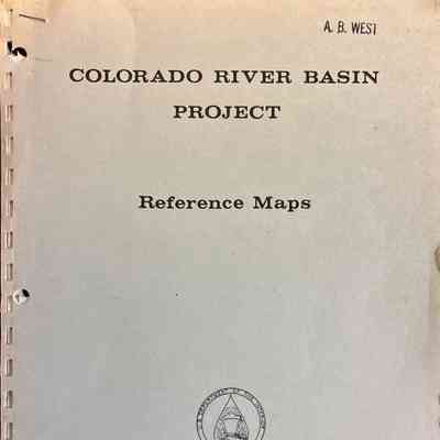 Colorado River Basin Project, Reference Maps