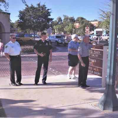 Hotel Plaza clock dedication May 19, 2006
