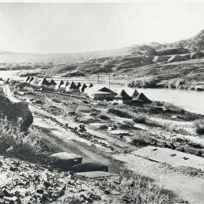 Hoover Dam diamond drilling in Black Canyon