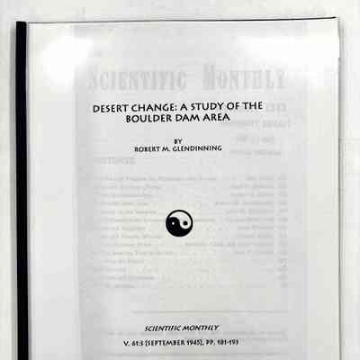 Desert Change: A Study of the Boulder Dam Area