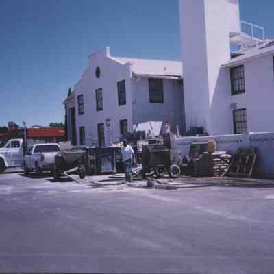 Boulder Dam Hotel elevator lobby construction, June 30, 1998