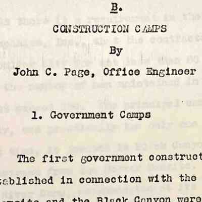 Construction Camps (1930-31)