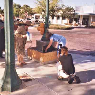 Hotel Plaza clock dedication May 19, 2006