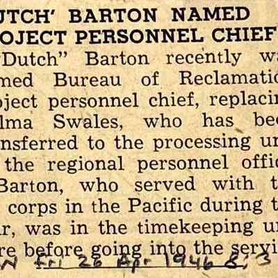 Barton, Beverly B. "Dutch" and Georgia